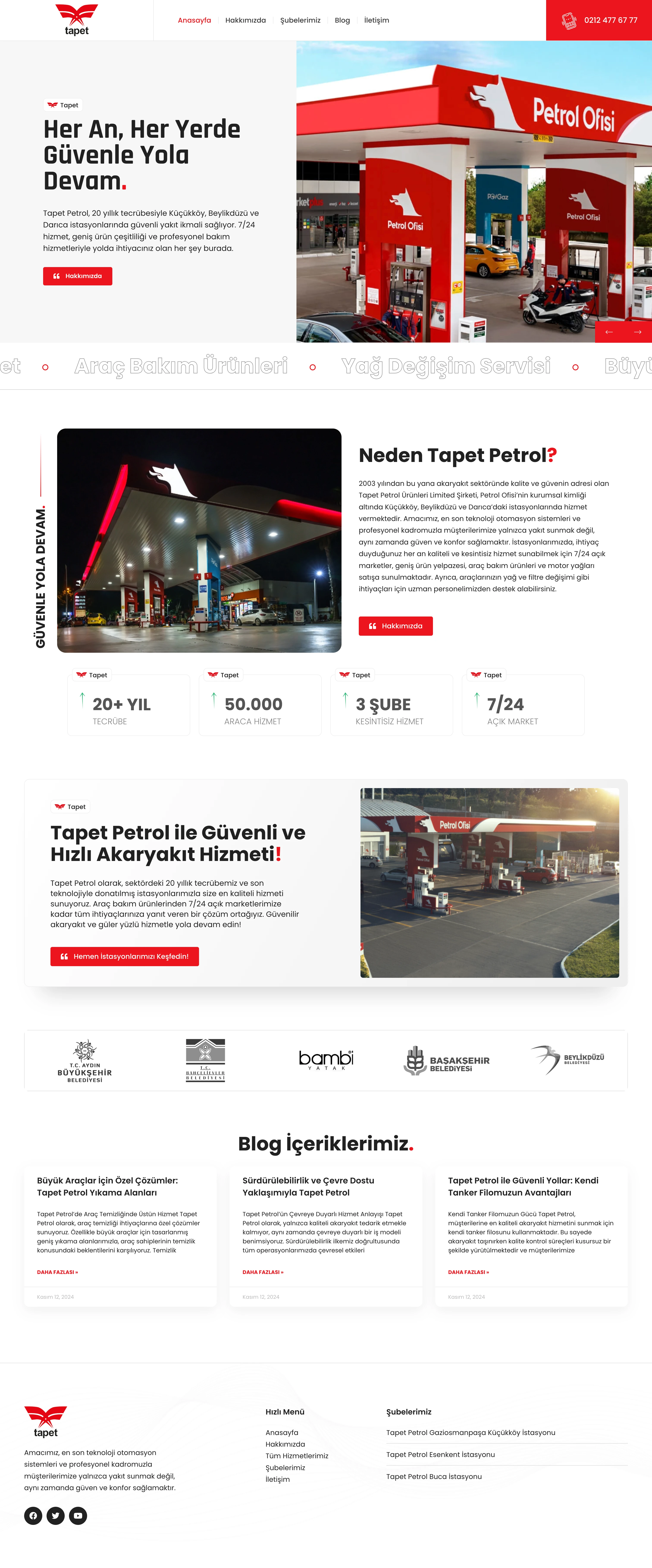 Tapet Petrol - B2B Platform ve Taşıt Tanıma Entegrasyonu
