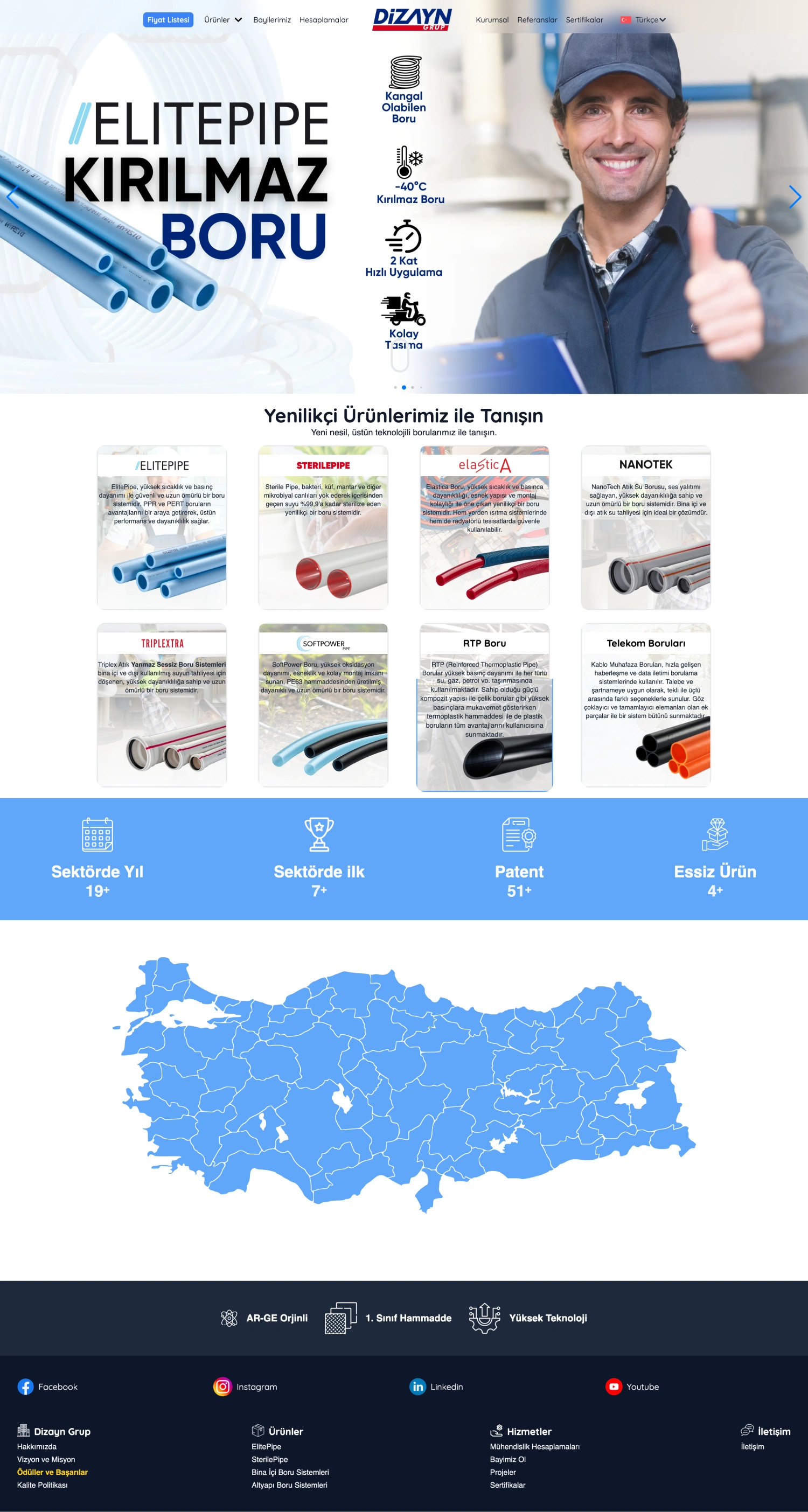 Dizayn Grup - Kurumsal Web Sitesi